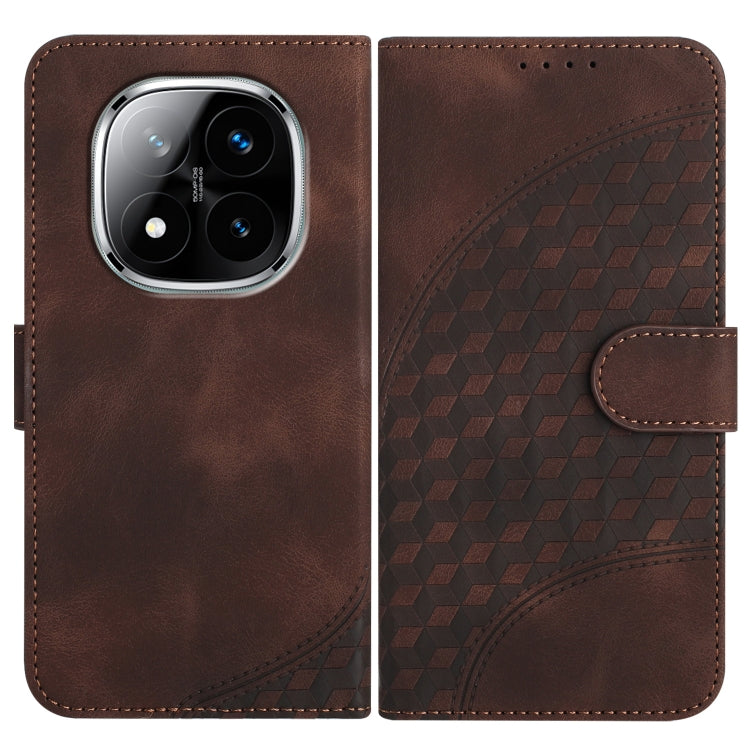 Elephant Head Embossed Phone Leather Case with Lanyard, For Redmi Note 14 4G 164.84mm, For Redmi Turbo 4 / Poco X7 Pro, For Redmi Note 14 Pro 4G, For Redmi Note 14 4G 163.25mm, For Redmi Note 14 5G, For Redmi Note 14 Pro+ 5G, For Redmi Note 14 Pro 5G  ...