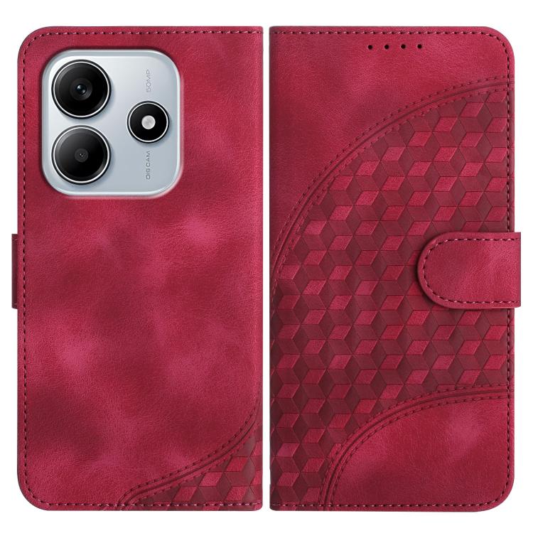 Elephant Head Embossed Phone Leather Case with Lanyard, For Redmi Note 14 4G 164.84mm, For Redmi Turbo 4 / Poco X7 Pro, For Redmi Note 14 Pro 4G, For Redmi Note 14 4G 163.25mm, For Redmi Note 14 5G, For Redmi Note 14 Pro+ 5G, For Redmi Note 14 Pro 5G  ...