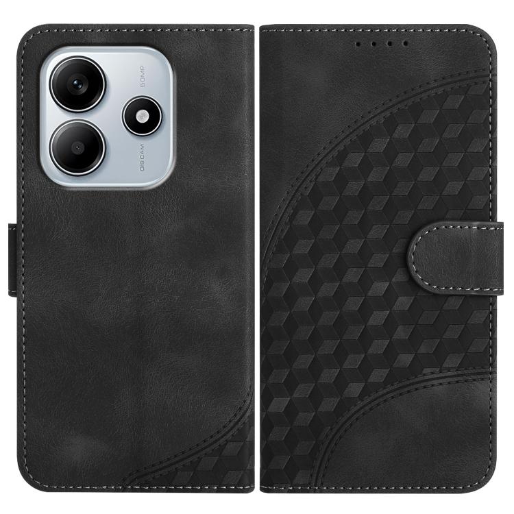 Elephant Head Embossed Phone Leather Case with Lanyard, For Redmi Note 14 4G 164.84mm, For Redmi Turbo 4 / Poco X7 Pro, For Redmi Note 14 Pro 4G, For Redmi Note 14 4G 163.25mm, For Redmi Note 14 5G, For Redmi Note 14 Pro+ 5G, For Redmi Note 14 Pro 5G  ...