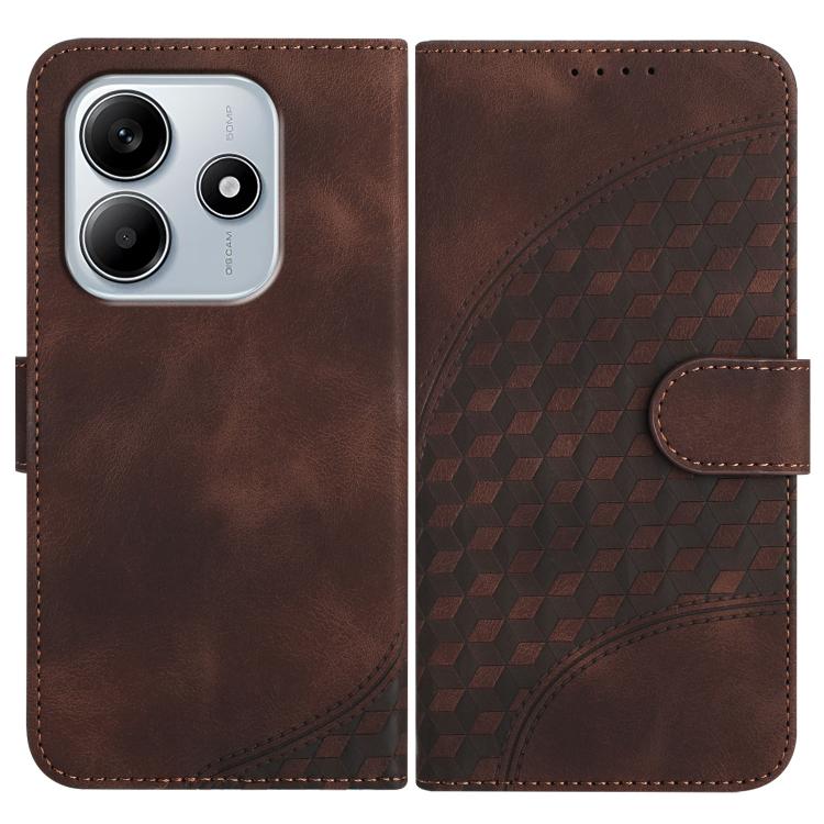 Elephant Head Embossed Phone Leather Case with Lanyard, For Redmi Note 14 4G 164.84mm, For Redmi Turbo 4 / Poco X7 Pro, For Redmi Note 14 Pro 4G, For Redmi Note 14 4G 163.25mm, For Redmi Note 14 5G, For Redmi Note 14 Pro+ 5G, For Redmi Note 14 Pro 5G  ...