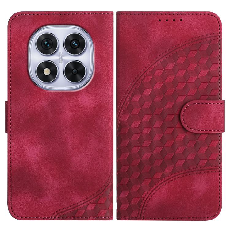 Elephant Head Embossed Phone Leather Case with Lanyard, For Redmi Note 14 4G 164.84mm, For Redmi Turbo 4 / Poco X7 Pro, For Redmi Note 14 Pro 4G, For Redmi Note 14 4G 163.25mm, For Redmi Note 14 5G, For Redmi Note 14 Pro+ 5G, For Redmi Note 14 Pro 5G  ...