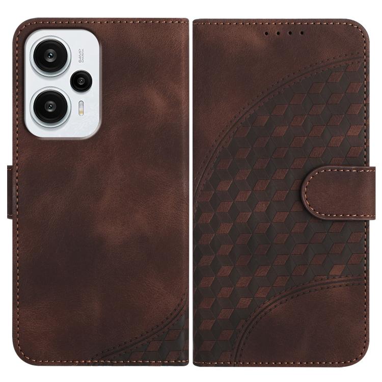 Elephant Head Embossed Phone Leather Case with Lanyard, For Redmi Note 14 4G 164.84mm, For Redmi Turbo 4 / Poco X7 Pro, For Redmi Note 14 Pro 4G, For Redmi Note 14 4G 163.25mm, For Redmi Note 14 5G, For Redmi Note 14 Pro+ 5G, For Redmi Note 14 Pro 5G  ...