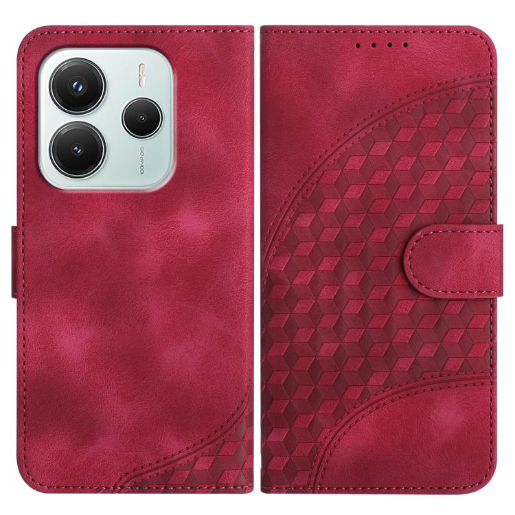 Elephant Head Embossed Phone Leather Case with Lanyard, For Redmi Note 14 4G 164.84mm, For Redmi Turbo 4 / Poco X7 Pro, For Redmi Note 14 Pro 4G, For Redmi Note 14 4G 163.25mm, For Redmi Note 14 5G, For Redmi Note 14 Pro+ 5G, For Redmi Note 14 Pro 5G  ...
