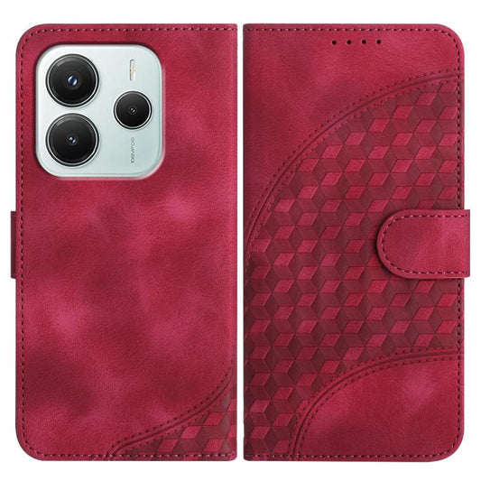 Elephant Head Embossed Phone Leather Case with Lanyard, For Redmi Note 14 4G 164.84mm, For Redmi Turbo 4 / Poco X7 Pro, For Redmi Note 14 Pro 4G, For Redmi Note 14 4G 163.25mm, For Redmi Note 14 5G, For Redmi Note 14 Pro+ 5G, For Redmi Note 14 Pro 5G  ...