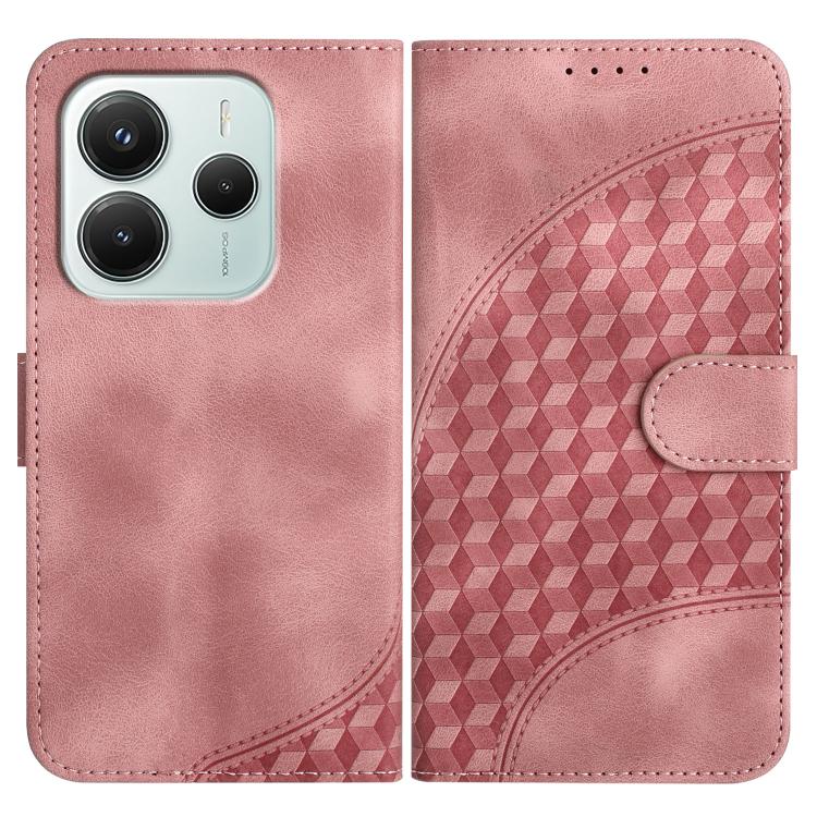 Elephant Head Embossed Phone Leather Case with Lanyard, For Redmi Note 14 4G 164.84mm, For Redmi Turbo 4 / Poco X7 Pro, For Redmi Note 14 Pro 4G, For Redmi Note 14 4G 163.25mm, For Redmi Note 14 5G, For Redmi Note 14 Pro+ 5G, For Redmi Note 14 Pro 5G  ...