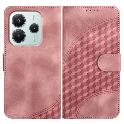 Elephant Head Embossed Phone Leather Case with Lanyard, For Redmi Note 14 4G 164.84mm, For Redmi Turbo 4 / Poco X7 Pro, For Redmi Note 14 Pro 4G, For Redmi Note 14 4G 163.25mm, For Redmi Note 14 5G, For Redmi Note 14 Pro+ 5G, For Redmi Note 14 Pro 5G  ...