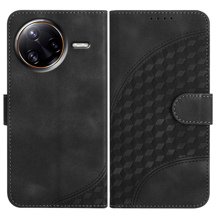 Elephant Head Embossed Phone Leather Case with Lanyard, For Redmi A7 Pro 171mm / Poco C85x 5G, For Redmi Turbo 5 Max / Poco X8 Pro Max, For Redmi Turbo 5 5G / Poco X8 Pro 5G, For Redmi Note 15 4G / 5G 164mm / Poco M8 5G                                 ...