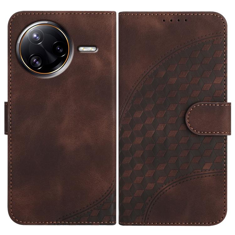 Elephant Head Embossed Phone Leather Case with Lanyard, For Redmi A7 Pro 171mm / Poco C85x 5G, For Redmi Turbo 5 Max / Poco X8 Pro Max, For Redmi Turbo 5 5G / Poco X8 Pro 5G, For Redmi Note 15 4G / 5G 164mm / Poco M8 5G                                 ...