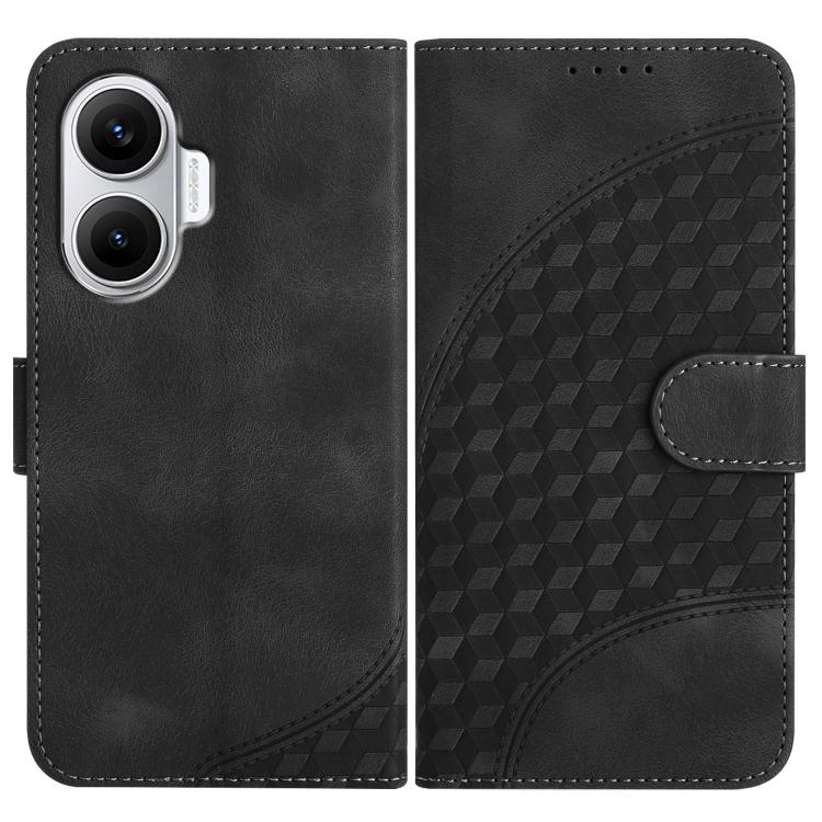 Elephant Head Embossed Phone Leather Case with Lanyard, For Redmi A7 Pro 171mm / Poco C85x 5G, For Redmi Turbo 5 Max / Poco X8 Pro Max, For Redmi Turbo 5 5G / Poco X8 Pro 5G, For Redmi Note 15 4G / 5G 164mm / Poco M8 5G                                 ...