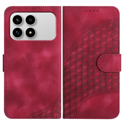 Elephant Head Embossed Phone Leather Case with Lanyard, For Redmi A7 Pro 171mm / Poco C85x 5G, For Redmi Turbo 5 Max / Poco X8 Pro Max, For Redmi Turbo 5 5G / Poco X8 Pro 5G, For Redmi Note 15 4G / 5G 164mm / Poco M8 5G                                 ...
