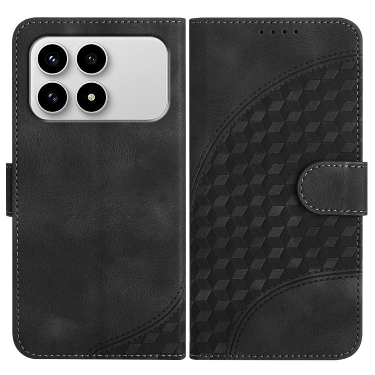 Elephant Head Embossed Phone Leather Case with Lanyard, For Redmi A7 Pro 171mm / Poco C85x 5G, For Redmi Turbo 5 Max / Poco X8 Pro Max, For Redmi Turbo 5 5G / Poco X8 Pro 5G, For Redmi Note 15 4G / 5G 164mm / Poco M8 5G                                 ...