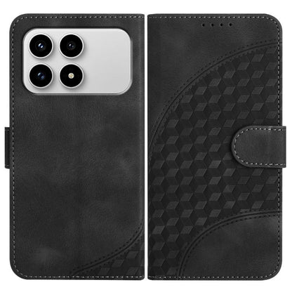 Elephant Head Embossed Phone Leather Case with Lanyard, For Redmi A7 Pro 171mm / Poco C85x 5G, For Redmi Turbo 5 Max / Poco X8 Pro Max, For Redmi Turbo 5 5G / Poco X8 Pro 5G, For Redmi Note 15 4G / 5G 164mm / Poco M8 5G                                 ...