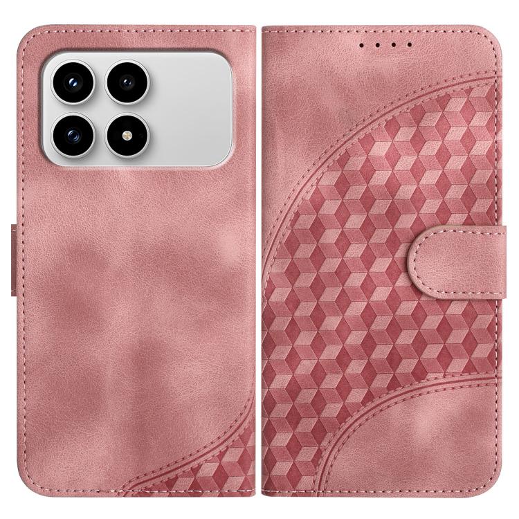 Elephant Head Embossed Phone Leather Case with Lanyard, For Redmi A7 Pro 171mm / Poco C85x 5G, For Redmi Turbo 5 Max / Poco X8 Pro Max, For Redmi Turbo 5 5G / Poco X8 Pro 5G, For Redmi Note 15 4G / 5G 164mm / Poco M8 5G                                 ...