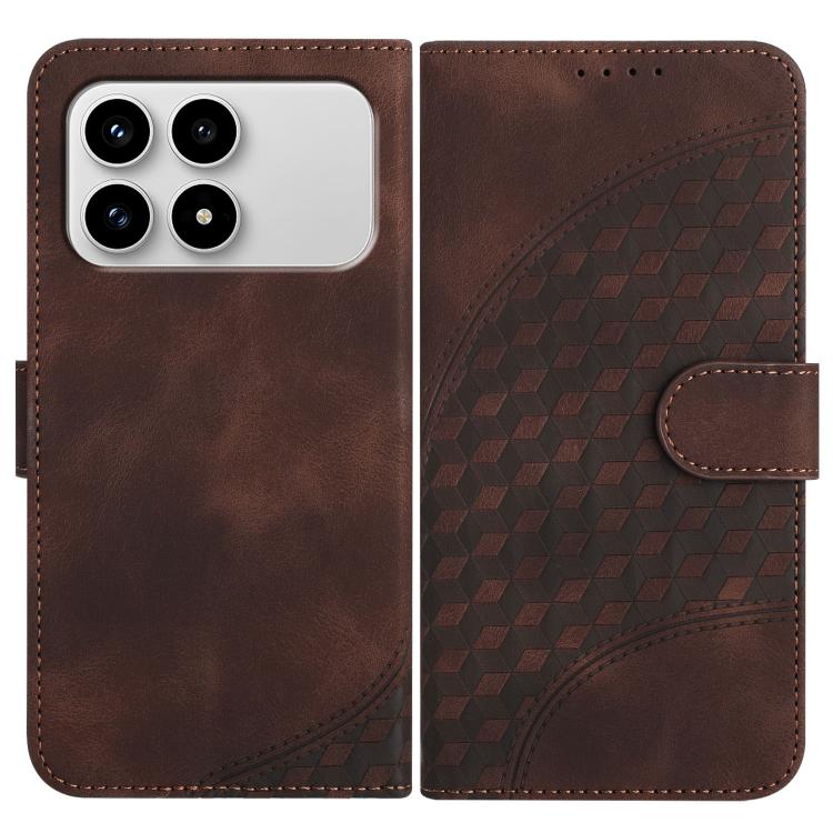 Elephant Head Embossed Phone Leather Case with Lanyard, For Redmi A7 Pro 171mm / Poco C85x 5G, For Redmi Turbo 5 Max / Poco X8 Pro Max, For Redmi Turbo 5 5G / Poco X8 Pro 5G, For Redmi Note 15 4G / 5G 164mm / Poco M8 5G                                 ...