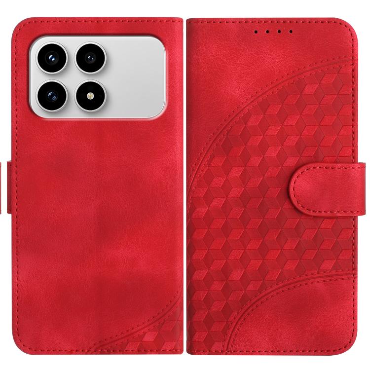 Elephant Head Embossed Phone Leather Case with Lanyard, For Redmi A7 Pro 171mm / Poco C85x 5G, For Redmi Turbo 5 Max / Poco X8 Pro Max, For Redmi Turbo 5 5G / Poco X8 Pro 5G, For Redmi Note 15 4G / 5G 164mm / Poco M8 5G                                 ...
