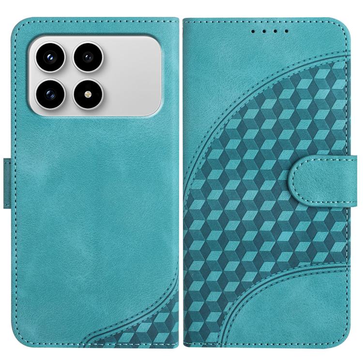 Elephant Head Embossed Phone Leather Case with Lanyard, For Redmi A7 Pro 171mm / Poco C85x 5G, For Redmi Turbo 5 Max / Poco X8 Pro Max, For Redmi Turbo 5 5G / Poco X8 Pro 5G, For Redmi Note 15 4G / 5G 164mm / Poco M8 5G                                 ...