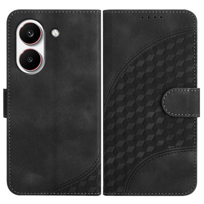 Elephant Head Embossed Phone Leather Case with Lanyard, For Redmi A7 Pro 171mm / Poco C85x 5G, For Redmi Turbo 5 Max / Poco X8 Pro Max, For Redmi Turbo 5 5G / Poco X8 Pro 5G, For Redmi Note 15 4G / 5G 164mm / Poco M8 5G                                 ...