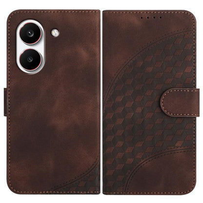 Elephant Head Embossed Phone Leather Case with Lanyard, For Redmi A7 Pro 171mm / Poco C85x 5G, For Redmi Turbo 5 Max / Poco X8 Pro Max, For Redmi Turbo 5 5G / Poco X8 Pro 5G, For Redmi Note 15 4G / 5G 164mm / Poco M8 5G                                 ...