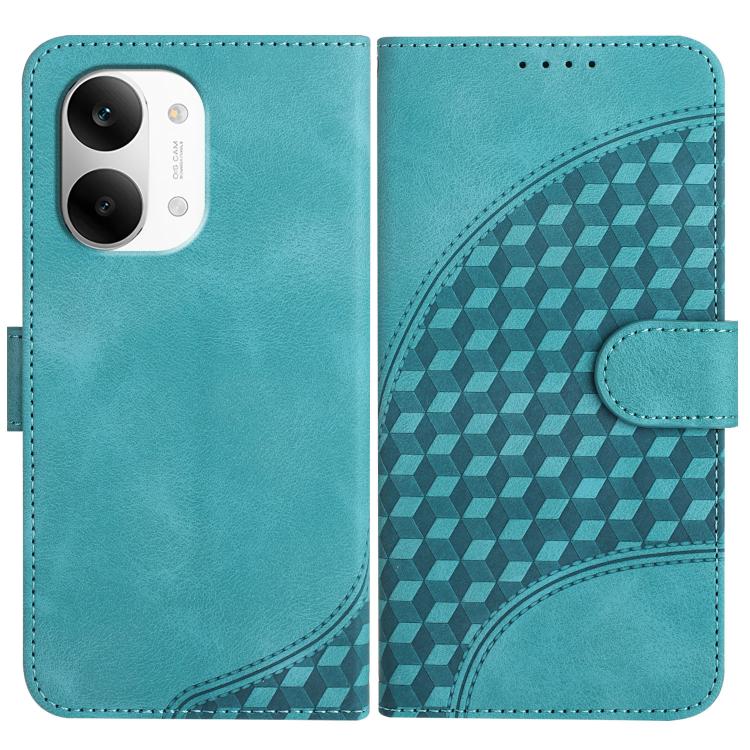 Elephant Head Embossed Phone Leather Case with Lanyard, For Redmi A7 Pro 171mm / Poco C85x 5G, For Redmi Turbo 5 Max / Poco X8 Pro Max, For Redmi Turbo 5 5G / Poco X8 Pro 5G, For Redmi Note 15 4G / 5G 164mm / Poco M8 5G                                 ...