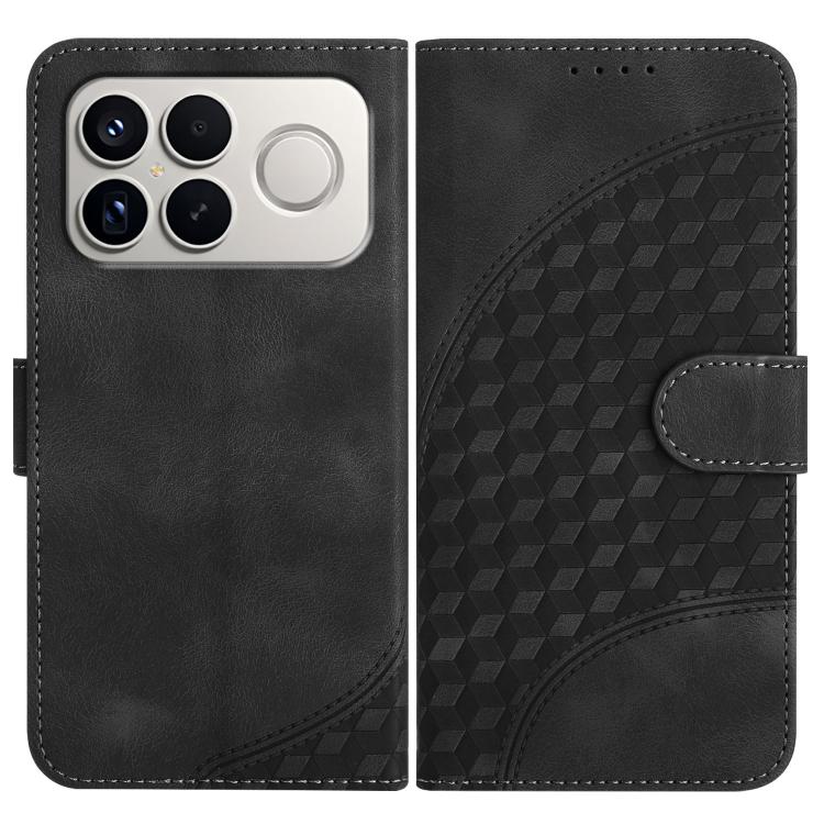 Elephant Head Embossed Phone Leather Case with Lanyard, For Redmi A7 Pro 171mm / Poco C85x 5G, For Redmi Turbo 5 Max / Poco X8 Pro Max, For Redmi Turbo 5 5G / Poco X8 Pro 5G, For Redmi Note 15 4G / 5G 164mm / Poco M8 5G                                 ...