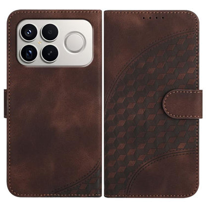 Elephant Head Embossed Phone Leather Case with Lanyard, For Redmi A7 Pro 171mm / Poco C85x 5G, For Redmi Turbo 5 Max / Poco X8 Pro Max, For Redmi Turbo 5 5G / Poco X8 Pro 5G, For Redmi Note 15 4G / 5G 164mm / Poco M8 5G                                 ...