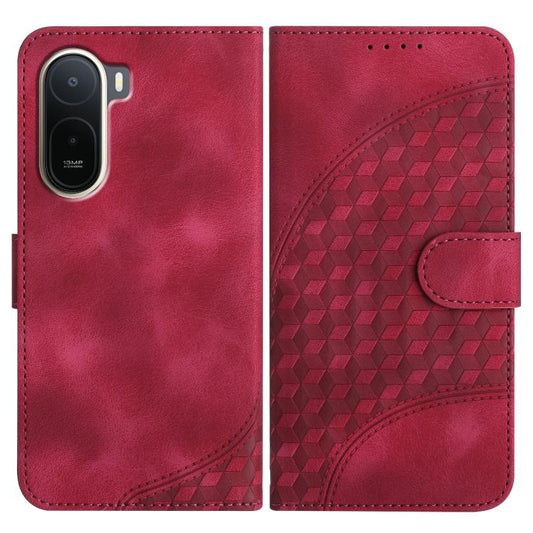 Elephant Head Embossed Phone Leather Case with Lanyard, For Redmi A7 Pro 171mm / Poco C85x 5G, For Redmi Turbo 5 Max / Poco X8 Pro Max, For Redmi Turbo 5 5G / Poco X8 Pro 5G, For Redmi Note 15 4G / 5G 164mm / Poco M8 5G