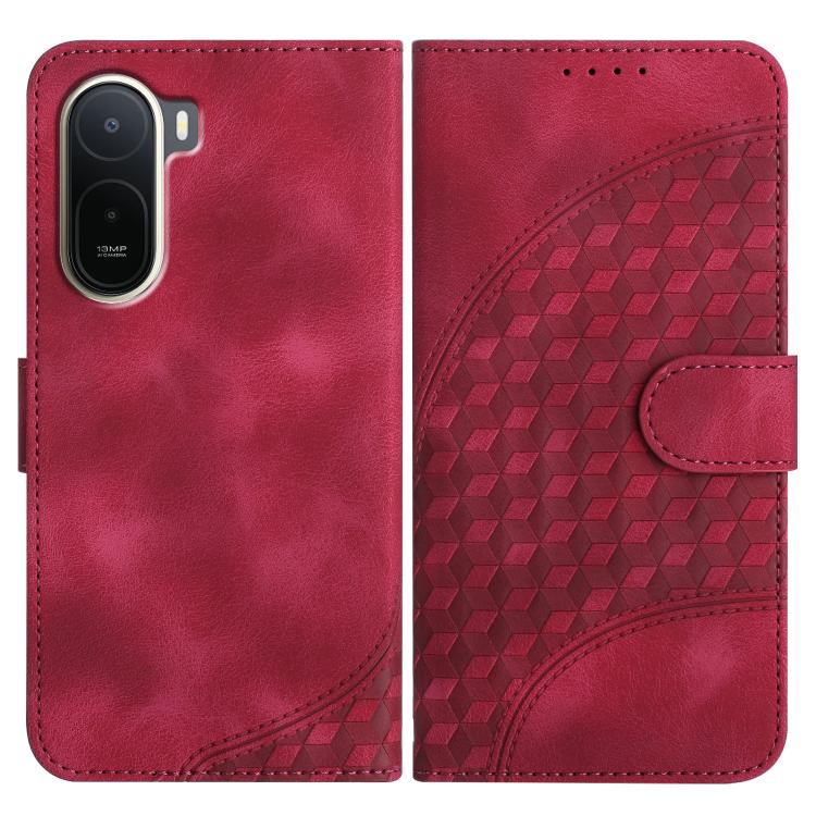 Elephant Head Embossed Phone Leather Case with Lanyard, For Redmi A7 Pro 171mm / Poco C85x 5G, For Redmi Turbo 5 Max / Poco X8 Pro Max, For Redmi Turbo 5 5G / Poco X8 Pro 5G, For Redmi Note 15 4G / 5G 164mm / Poco M8 5G                                 ...
