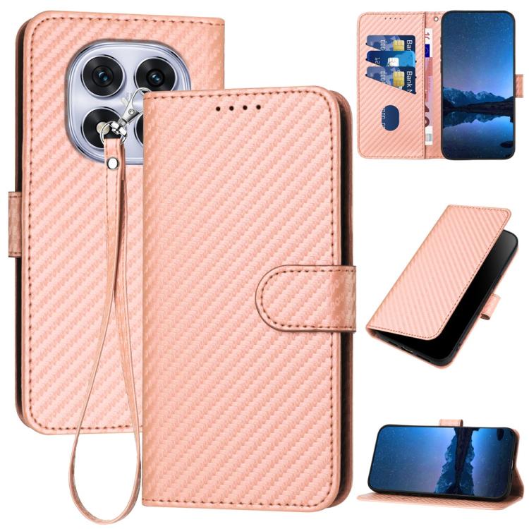 YX0070 Carbon Fiber Buckle Leather Phone Case with Lanyard, For Redmi Note 14 4G 164.84mm, For Redmi Turbo 4 / Poco X7 Pro, For Redmi Note 14 Pro 4G, For Redmi Note 14 4G 163.25mm, For Redmi Note 14 5G, For Redmi Note 14 Pro+ 5G, For Redmi Note 14 Pro ...