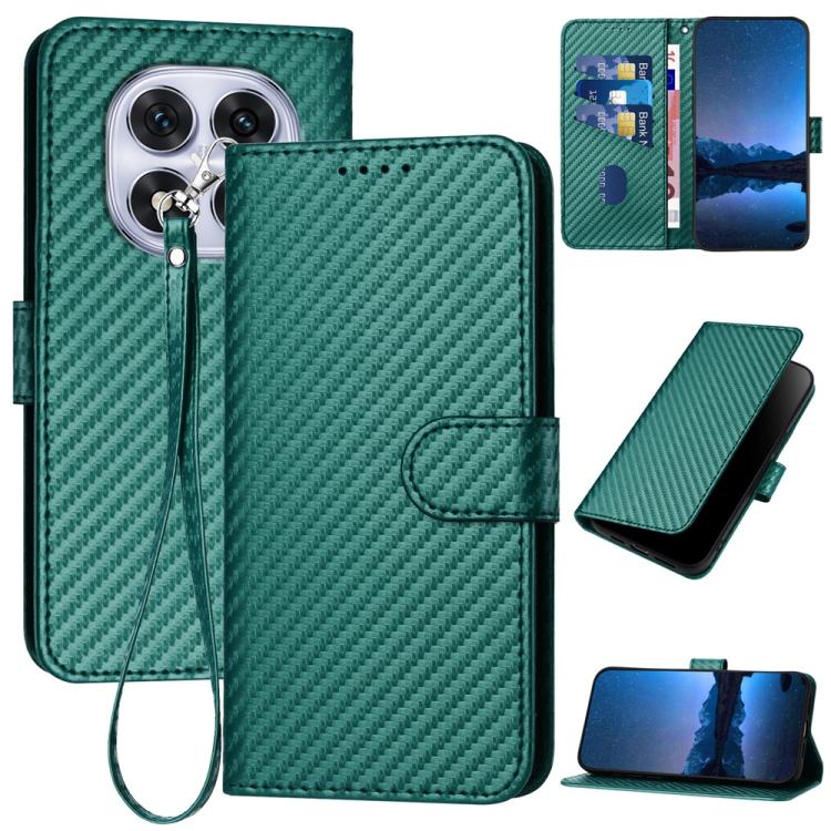 YX0070 Carbon Fiber Buckle Leather Phone Case with Lanyard, For Redmi Note 14 4G 164.84mm, For Redmi Turbo 4 / Poco X7 Pro, For Redmi Note 14 Pro 4G, For Redmi Note 14 4G 163.25mm, For Redmi Note 14 5G, For Redmi Note 14 Pro+ 5G, For Redmi Note 14 Pro ...