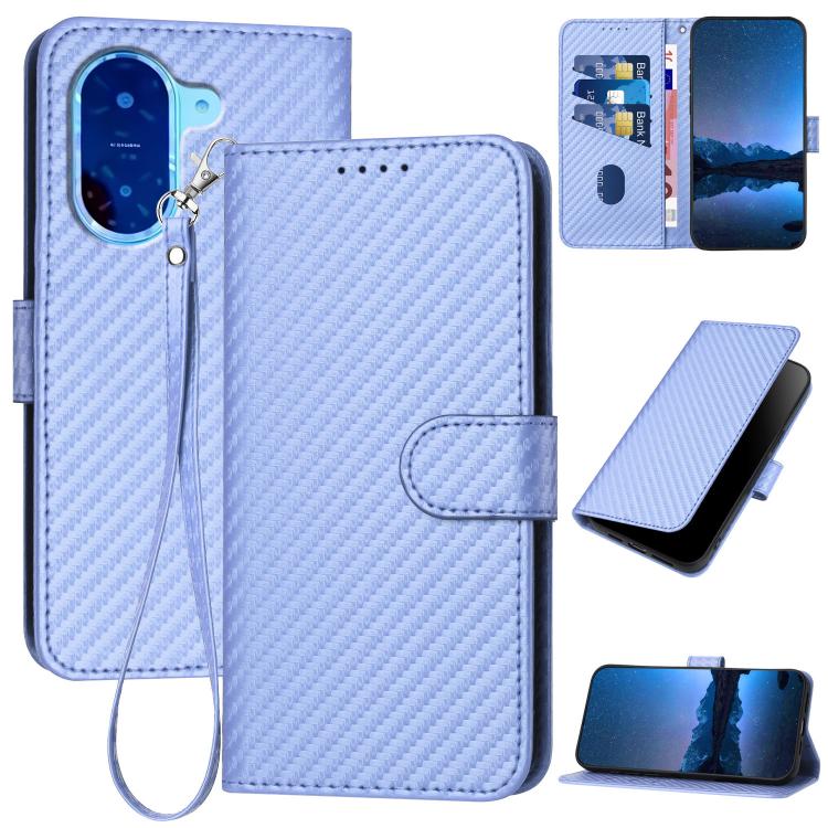 YX0070 Carbon Fiber Buckle Leather Phone Case with Lanyard, For Redmi A7 Pro 4G / 5G 171mm / Poco C85x 5G, For Redmi Turbo 5 Max / Poco X8 Pro Max, For Redmi Turbo 5 5G / Poco X8 Pro 5G, For Redmi Note 15 4G / 5G 164mm / Poco M8 5G                     ...