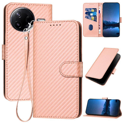 YX0070 Carbon Fiber Buckle Leather Phone Case with Lanyard, For Redmi A7 Pro 4G / 5G 171mm / Poco C85x 5G, For Redmi Turbo 5 Max / Poco X8 Pro Max, For Redmi Turbo 5 5G / Poco X8 Pro 5G, For Redmi Note 15 4G / 5G 164mm / Poco M8 5G                     ...