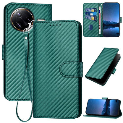 YX0070 Carbon Fiber Buckle Leather Phone Case with Lanyard, For Redmi A7 Pro 4G / 5G 171mm / Poco C85x 5G, For Redmi Turbo 5 Max / Poco X8 Pro Max, For Redmi Turbo 5 5G / Poco X8 Pro 5G, For Redmi Note 15 4G / 5G 164mm / Poco M8 5G                     ...