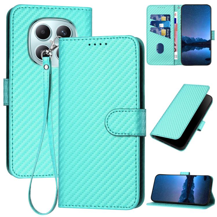 YX0070 Carbon Fiber Buckle Leather Phone Case with Lanyard, For Redmi A7 Pro 4G / 5G 171mm / Poco C85x 5G, For Redmi Turbo 5 Max / Poco X8 Pro Max, For Redmi Turbo 5 5G / Poco X8 Pro 5G, For Redmi Note 15 4G / 5G 164mm / Poco M8 5G                     ...