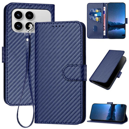 YX0070 Carbon Fiber Buckle Leather Phone Case with Lanyard, For Redmi A7 Pro 4G / 5G 171mm / Poco C85x 5G, For Redmi Turbo 5 Max / Poco X8 Pro Max, For Redmi Turbo 5 5G / Poco X8 Pro 5G, For Redmi Note 15 4G / 5G 164mm / Poco M8 5G                     ...