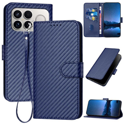 YX0070 Carbon Fiber Buckle Leather Phone Case with Lanyard, For Redmi A7 Pro 4G / 5G 171mm / Poco C85x 5G, For Redmi Turbo 5 Max / Poco X8 Pro Max, For Redmi Turbo 5 5G / Poco X8 Pro 5G, For Redmi Note 15 4G / 5G 164mm / Poco M8 5G                     ...