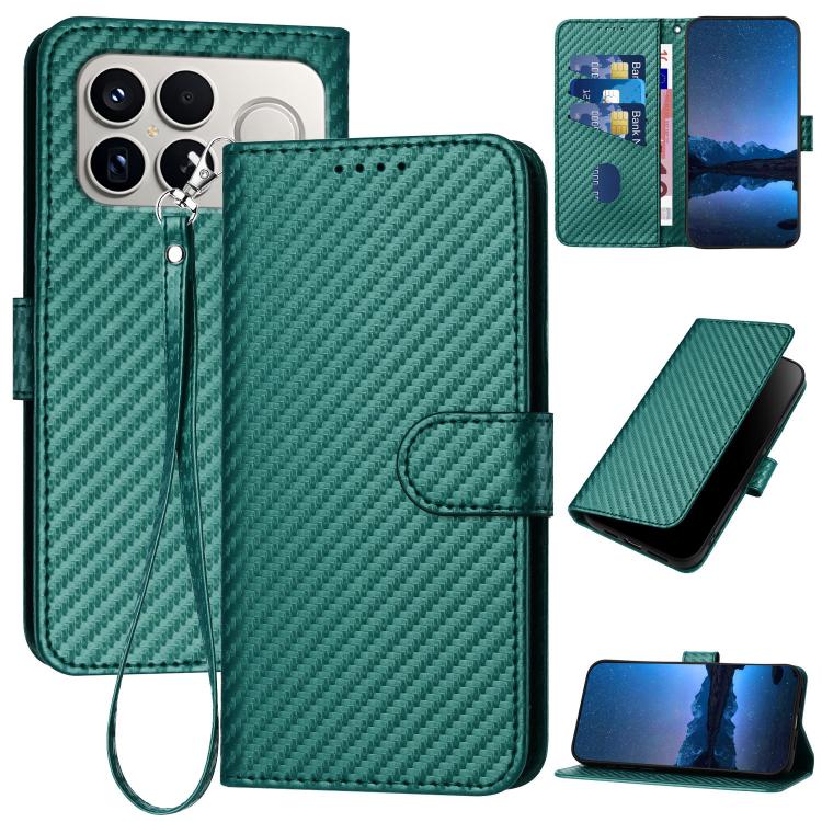 YX0070 Carbon Fiber Buckle Leather Phone Case with Lanyard, For Redmi A7 Pro 4G / 5G 171mm / Poco C85x 5G, For Redmi Turbo 5 Max / Poco X8 Pro Max, For Redmi Turbo 5 5G / Poco X8 Pro 5G, For Redmi Note 15 4G / 5G 164mm / Poco M8 5G                     ...