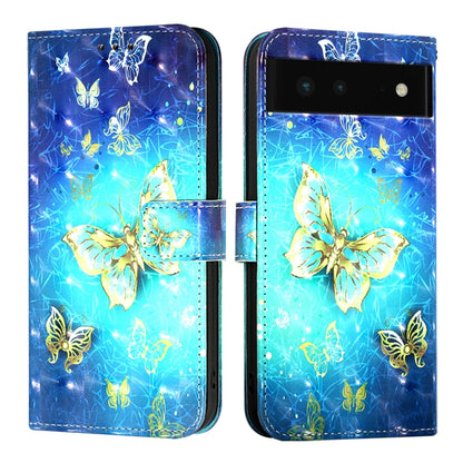 3D Painting Horizontal Flip Leather Phone Case, For Google Pixel 6, For Google Pixel 5a 5G, For Google Pixel 5, For Google Pixel 5 XL / Pixel 4a