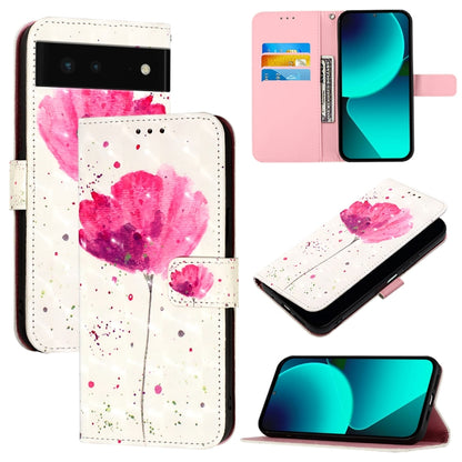 3D Painting Horizontal Flip Leather Phone Case, For Google Pixel 6, For Google Pixel 5a 5G, For Google Pixel 5, For Google Pixel 5 XL / Pixel 4a