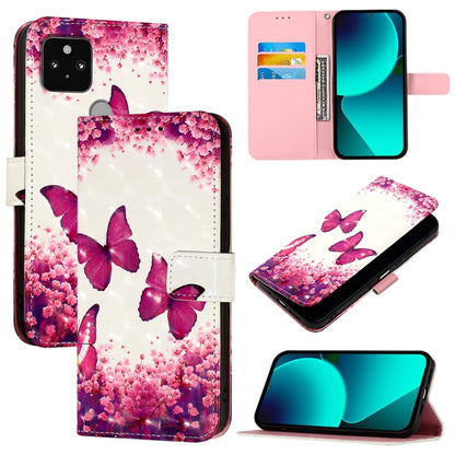 3D Painting Horizontal Flip Leather Phone Case, For Google Pixel 6, For Google Pixel 5a 5G, For Google Pixel 5, For Google Pixel 5 XL / Pixel 4a