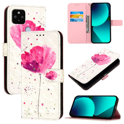 3D Painting Horizontal Flip Leather Phone Case, For Google Pixel 6, For Google Pixel 5a 5G, For Google Pixel 5, For Google Pixel 5 XL / Pixel 4a