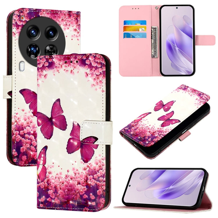 3D Painting Horizontal Flip Leather Phone Case, For Tecno Camon 50 4G, For Tecno Spark 30 5G / Pova 6 Neo 5G, For Tecno Spark Go 1 / Go 2025, For Tecno Spark 30C, For Tecno Spark 20 Pro 5G, For Tecno Pop 6C, For Tecno Spark 10 Pro Magic Magenta        ...
