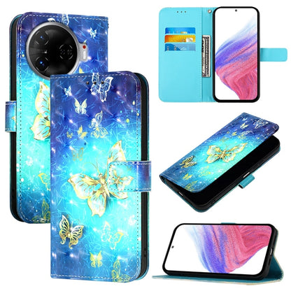 3D Painting Horizontal Flip Leather Phone Case, For Tecno Camon 50 4G, For Tecno Spark 30 5G / Pova 6 Neo 5G, For Tecno Spark Go 1 / Go 2025, For Tecno Spark 30C, For Tecno Spark 20 Pro 5G, For Tecno Pop 6C, For Tecno Spark 10 Pro Magic Magenta        ...