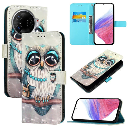 3D Painting Horizontal Flip Leather Phone Case, For Tecno Camon 50 4G, For Tecno Spark 30 5G / Pova 6 Neo 5G, For Tecno Spark Go 1 / Go 2025, For Tecno Spark 30C, For Tecno Spark 20 Pro 5G, For Tecno Pop 6C, For Tecno Spark 10 Pro Magic Magenta        ...