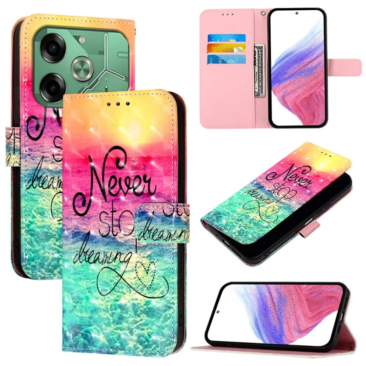 3D Painting Horizontal Flip Leather Phone Case, For Tecno Camon 50 4G, For Tecno Spark 30 5G / Pova 6 Neo 5G, For Tecno Spark Go 1 / Go 2025, For Tecno Spark 30C, For Tecno Spark 20 Pro 5G, For Tecno Pop 6C, For Tecno Spark 10 Pro Magic Magenta        ...