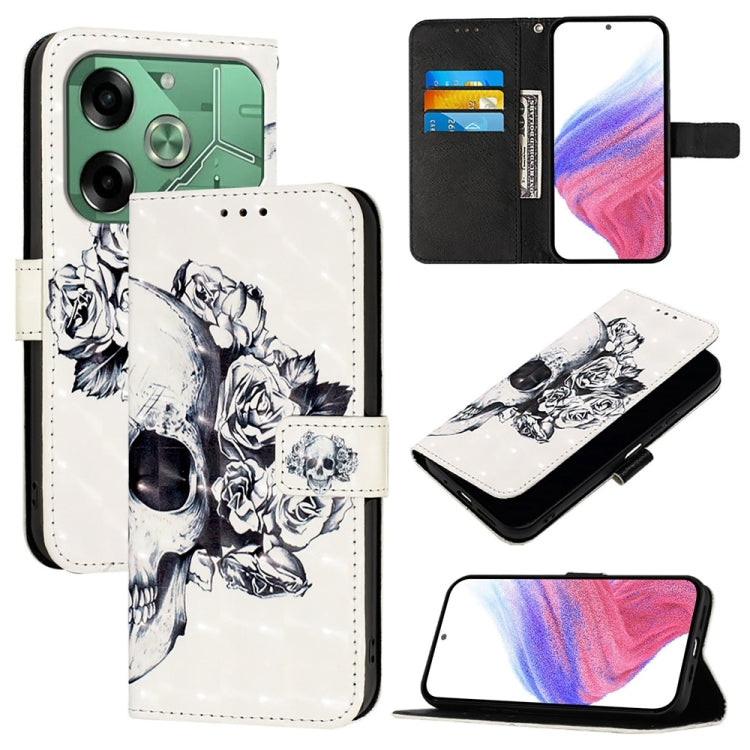 3D Painting Horizontal Flip Leather Phone Case, For Tecno Camon 50 4G, For Tecno Spark 30 5G / Pova 6 Neo 5G, For Tecno Spark Go 1 / Go 2025, For Tecno Spark 30C, For Tecno Spark 20 Pro 5G, For Tecno Pop 6C, For Tecno Spark 10 Pro Magic Magenta        ...