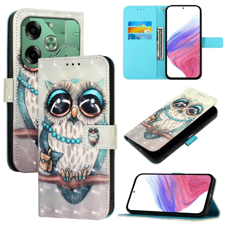 3D Painting Horizontal Flip Leather Phone Case, For Tecno Camon 50 4G, For Tecno Spark 30 5G / Pova 6 Neo 5G, For Tecno Spark Go 1 / Go 2025, For Tecno Spark 30C, For Tecno Spark 20 Pro 5G, For Tecno Pop 6C, For Tecno Spark 10 Pro Magic Magenta        ...