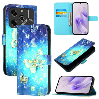 3D Painting Horizontal Flip Leather Phone Case, For Tecno Camon 50 4G, For Tecno Spark 30 5G / Pova 6 Neo 5G, For Tecno Spark Go 1 / Go 2025, For Tecno Spark 30C, For Tecno Spark 20 Pro 5G, For Tecno Pop 6C, For Tecno Spark 10 Pro Magic Magenta        ...