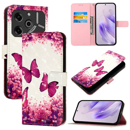 3D Painting Horizontal Flip Leather Phone Case, For Tecno Camon 50 4G, For Tecno Spark 30 5G / Pova 6 Neo 5G, For Tecno Spark Go 1 / Go 2025, For Tecno Spark 30C, For Tecno Spark 20 Pro 5G, For Tecno Pop 6C, For Tecno Spark 10 Pro Magic Magenta        ...