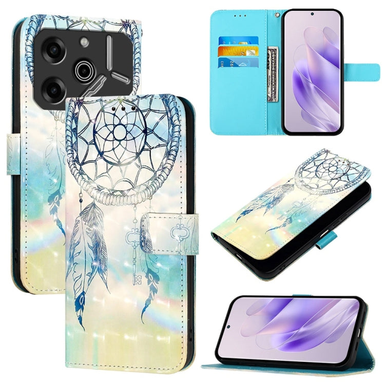 3D Painting Horizontal Flip Leather Phone Case, For Tecno Camon 50 4G, For Tecno Spark 30 5G / Pova 6 Neo 5G, For Tecno Spark Go 1 / Go 2025, For Tecno Spark 30C, For Tecno Spark 20 Pro 5G, For Tecno Pop 6C, For Tecno Spark 10 Pro Magic Magenta        ...