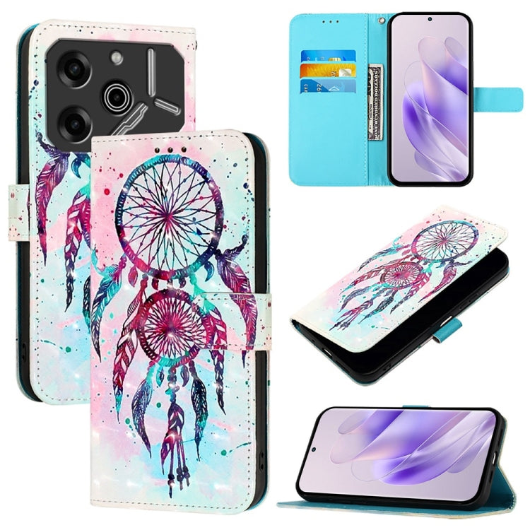 3D Painting Horizontal Flip Leather Phone Case, For Tecno Camon 50 4G, For Tecno Spark 30 5G / Pova 6 Neo 5G, For Tecno Spark Go 1 / Go 2025, For Tecno Spark 30C, For Tecno Spark 20 Pro 5G, For Tecno Pop 6C, For Tecno Spark 10 Pro Magic Magenta        ...